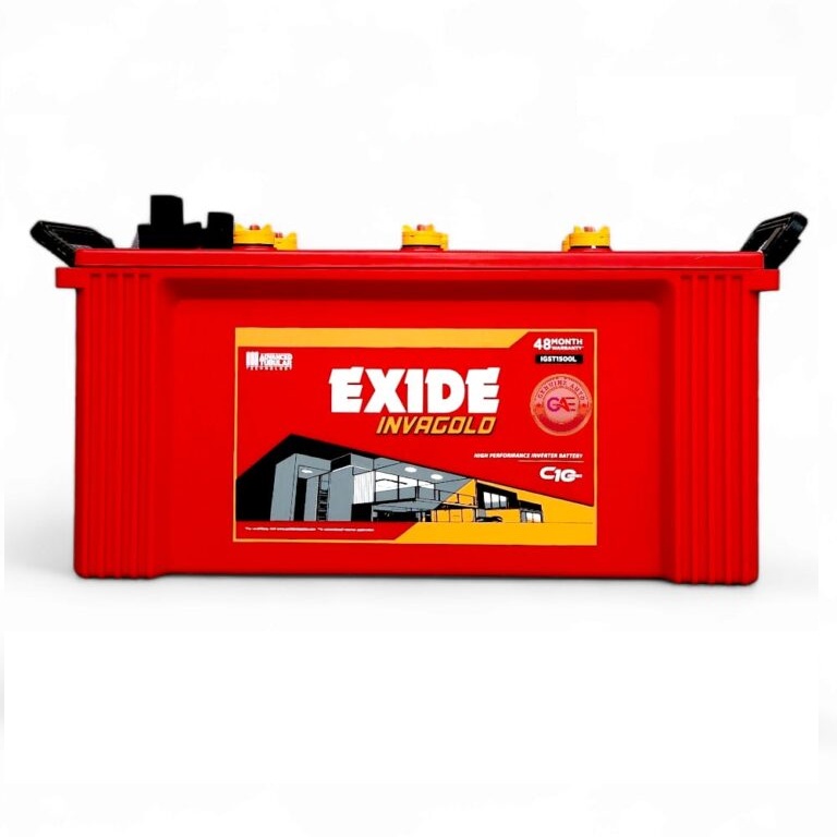 Exide Inva Gold IGST 1500 150Ah Tubular Inverter Battery